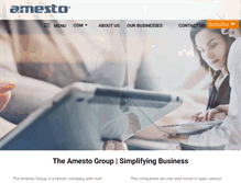 Tablet Screenshot of amesto.com